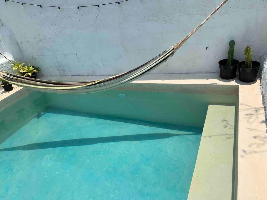 Casita Azul Colonial En El Centro De Merida. Eksteriør bilde