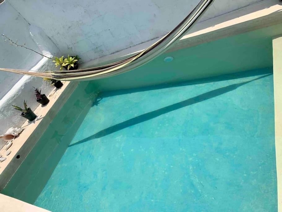 Casita Azul Colonial En El Centro De Merida. Eksteriør bilde