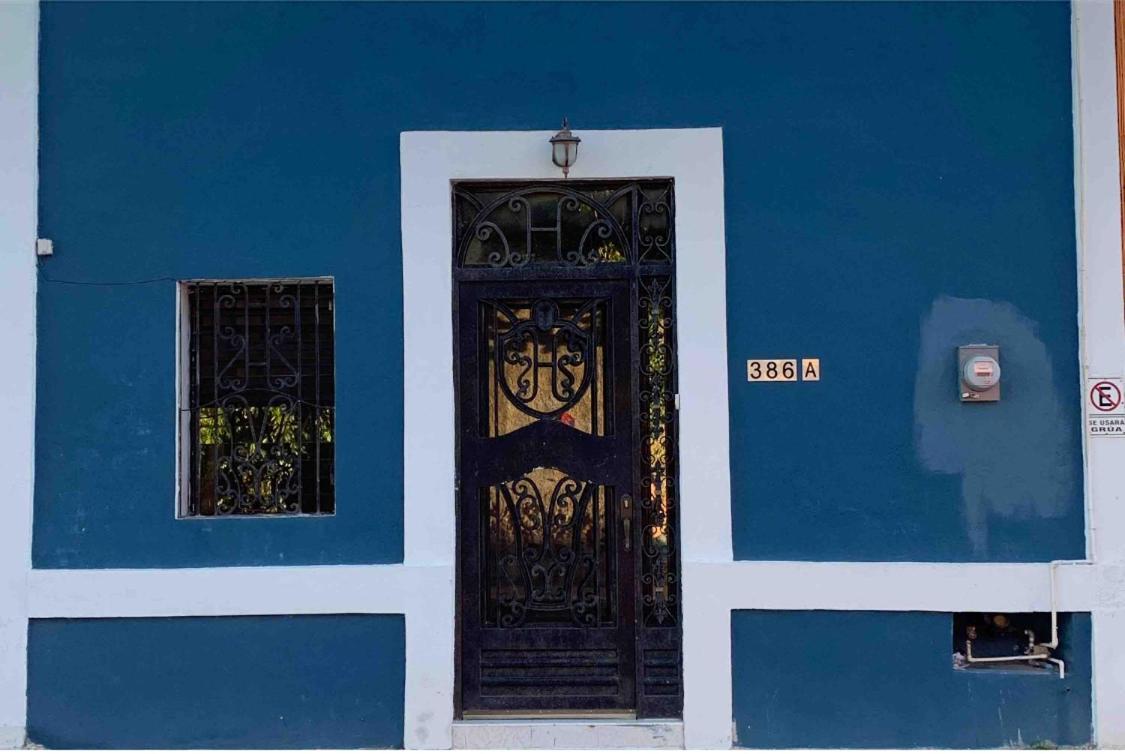 Casita Azul Colonial En El Centro De Merida. Eksteriør bilde