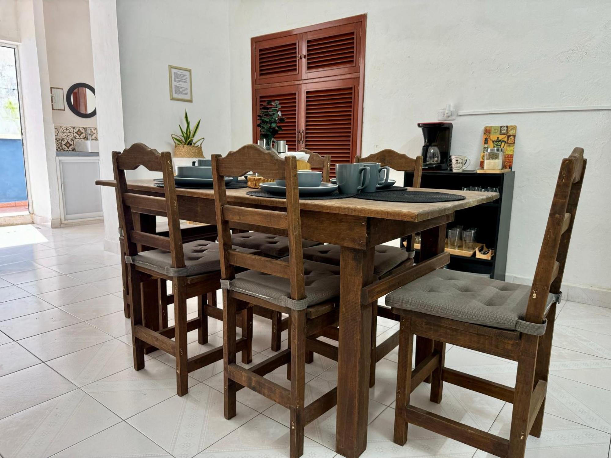 Casita Azul Colonial En El Centro De Merida. Eksteriør bilde