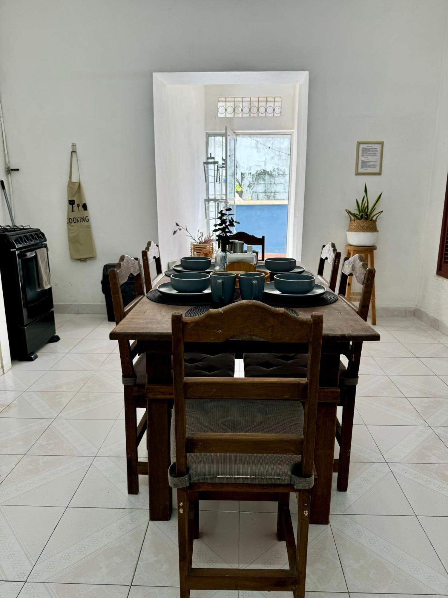 Casita Azul Colonial En El Centro De Merida. Eksteriør bilde