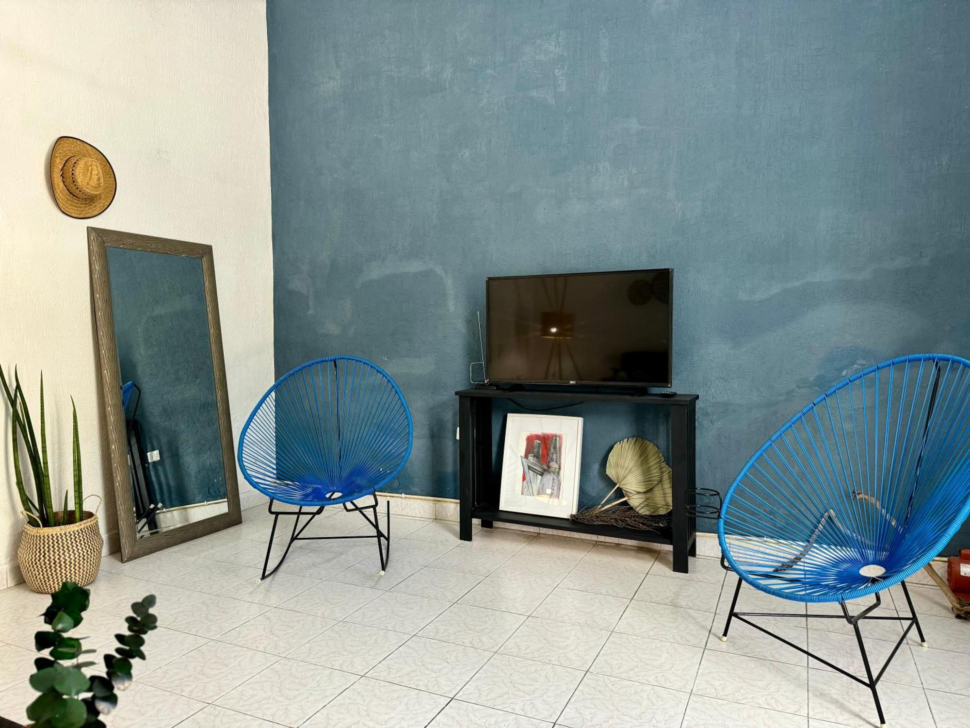 Casita Azul Colonial En El Centro De Merida. Eksteriør bilde